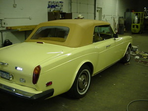 15 rools royce convertible top after