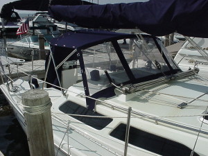 Dodger top sailboat